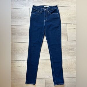 721 Levi's Dark Blue Women's‎ Skinny Jeans